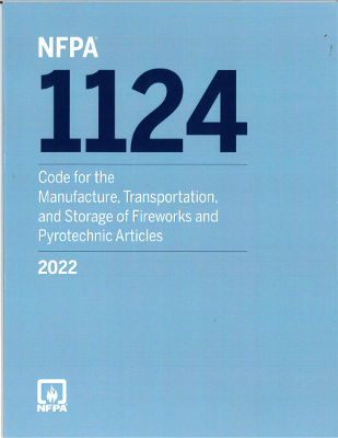 NFPA 1124 Manufacture Transportation Storage Fireworks Pyrotechnic
