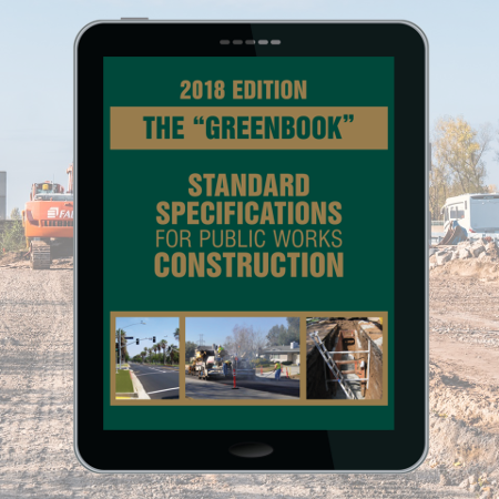 2018 edition of Greenbook Public Works Construction ebook released