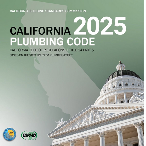 2025 California Plumbing Code Title 24 Part 5