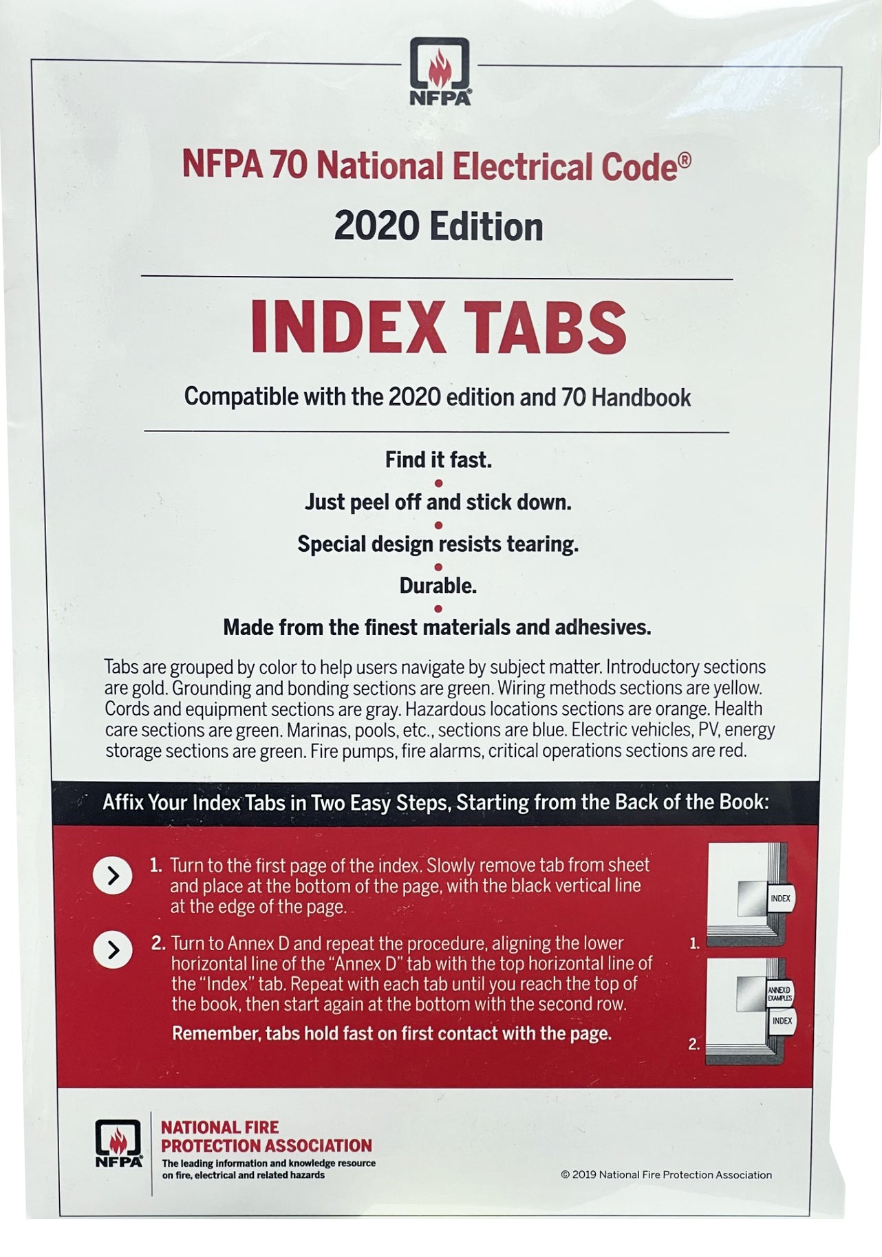 Electrical Code Tabs National Electrical Code Tabs 2020 — BNi Building News