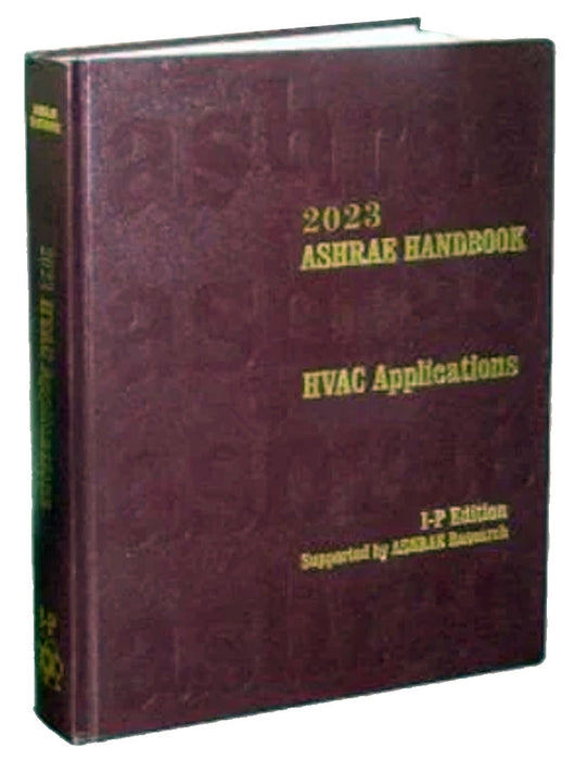 2023 ASHRAE HVAC Applications Handbook, Inch-Pound Edition