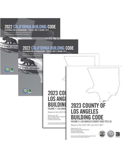 2023 County of Los Angeles Building Code (2 Volumes) Full Code