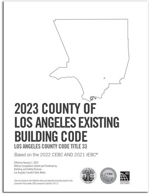 2023 County of Los Angeles Existing Building Code - Amendments only