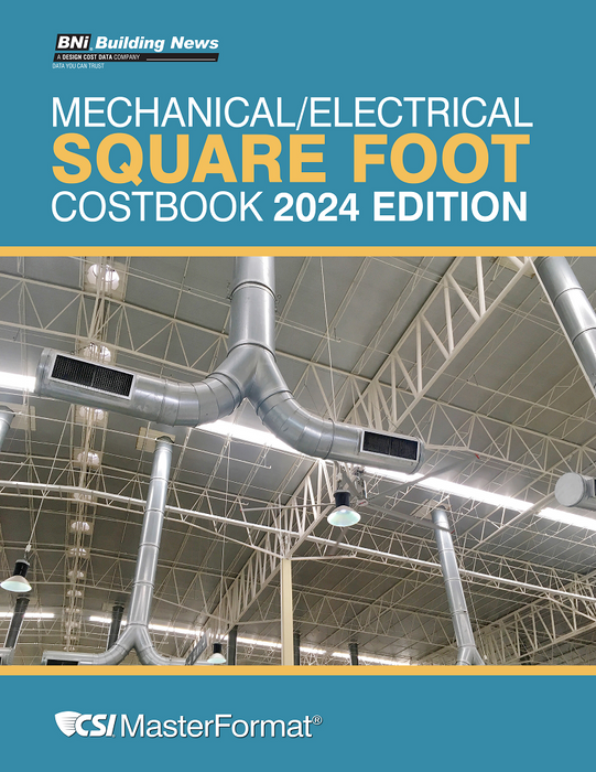 2024 Mechanical/Electrical Square Foot Costbook (print + pdf download)