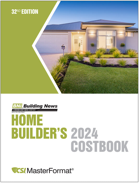 2024 BNi Home Builder's Costbook