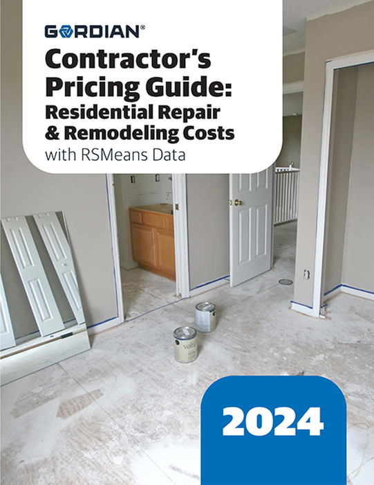 2024 Gordian CPG Residential Repair & Remodeling Costs with RSMeans Data