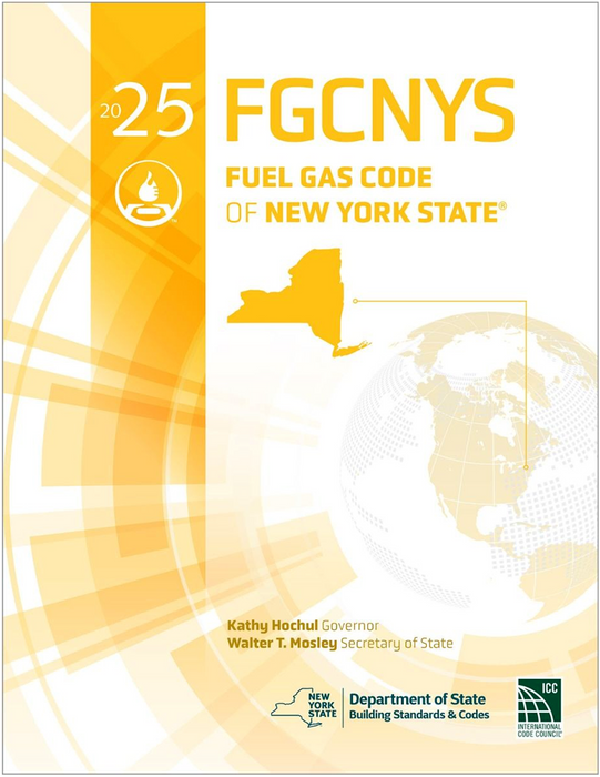 2025 New York State Fuel Gas Code