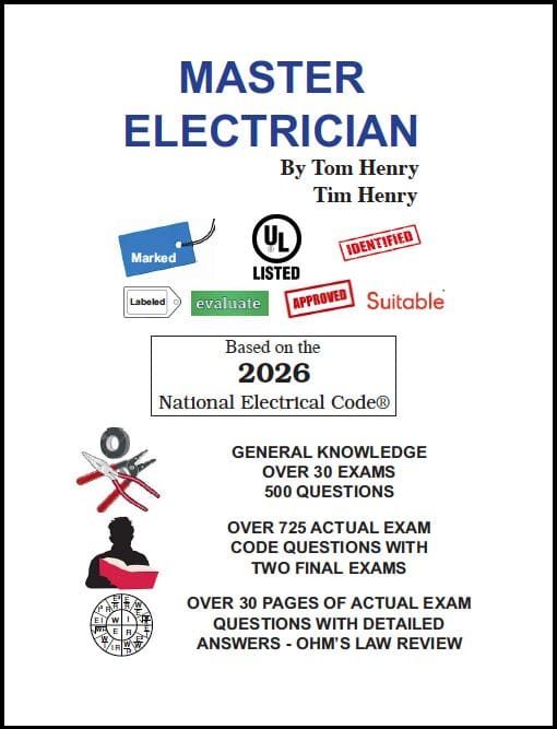 Master Electricians Exam Question and Answers 2026