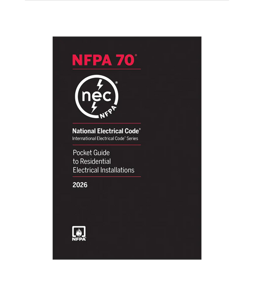 2026 National Electrical Code Pocket Guide to Residential Electrical
