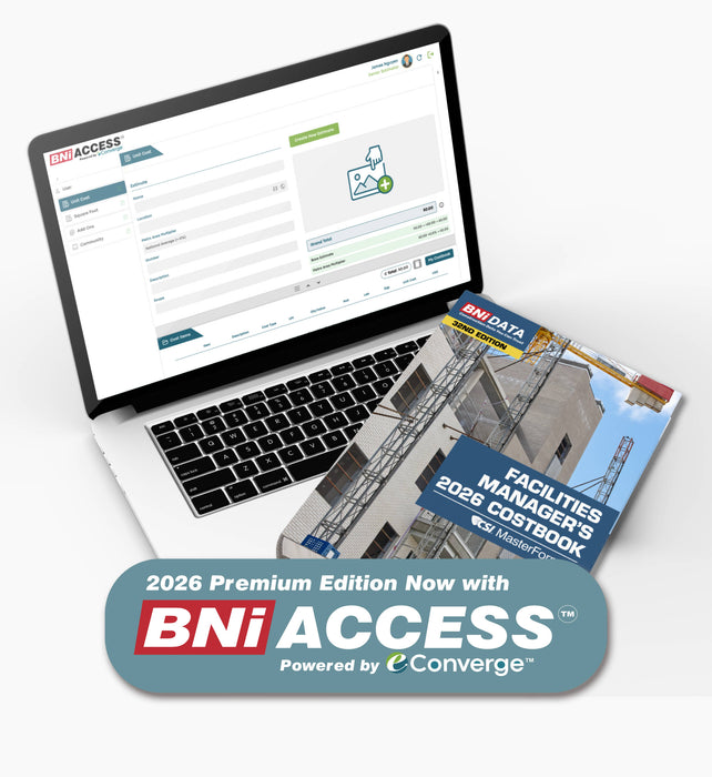 BNi ACCESS™ Upgrade: 2026 Facilities Manager's Costbook
