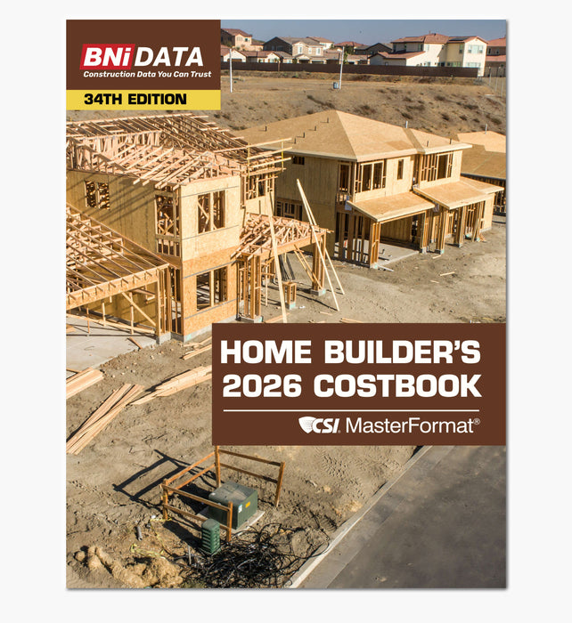 2026 BNi Home Builder's Costbook