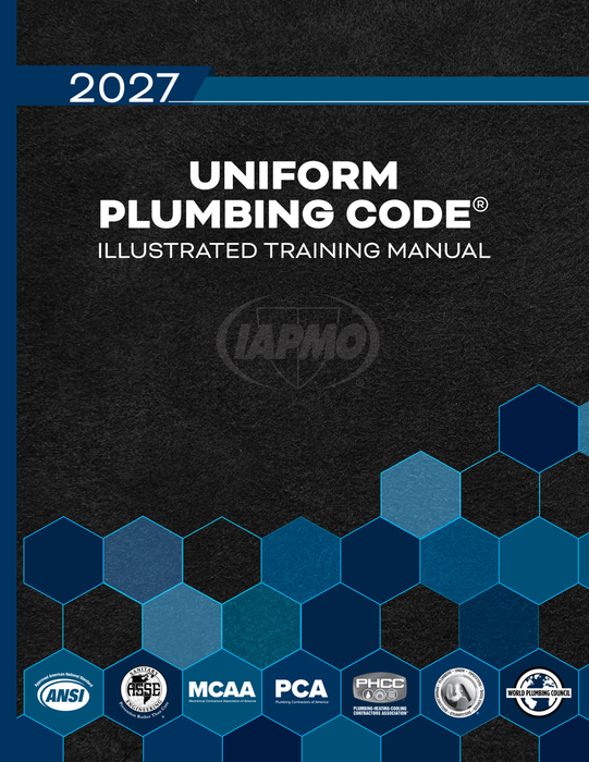 2027 Uniform Plumbing Code Illustrated Training Manual w/Tabs