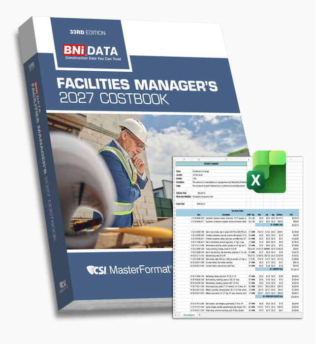 2027 BNi Facilities Manager's Costbook (Pre-Order Exclusive)