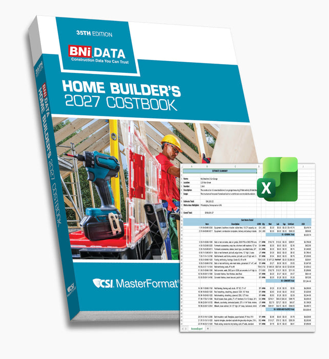 2027 BNi Home Builder's Costbook (Pre-Order Exclusive)