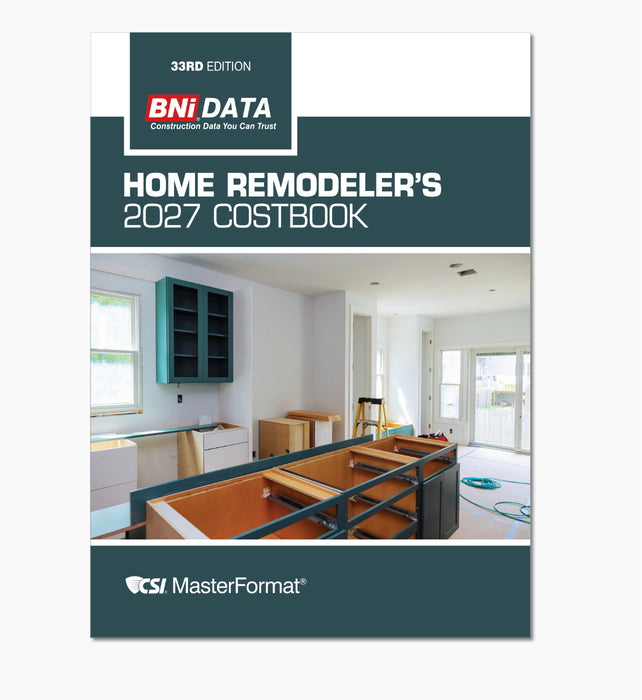 2027 BNi Home Remodeler's Costbook (Pre-Order Exclusive)