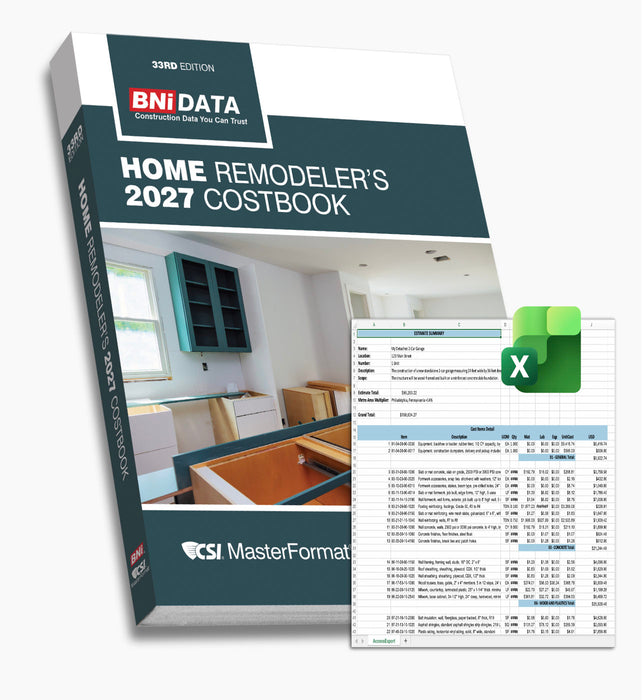 2027 BNi Home Remodeler's Costbook (Pre-Order Exclusive)