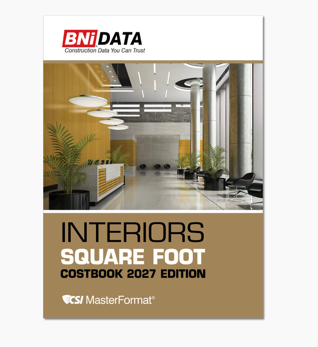 2027 BNi Interiors Square Foot Costbook