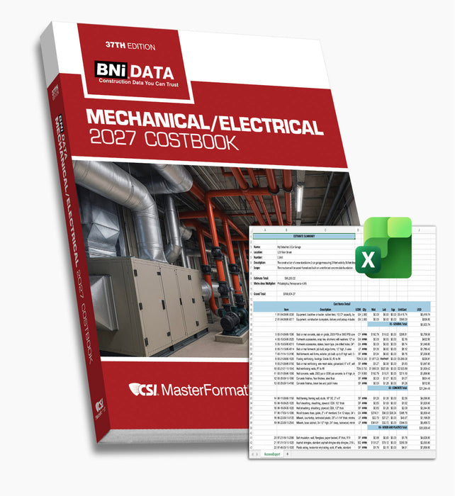 2027 BNi Mechanical/Electrical Costbook (Pre-Order Exclusive)