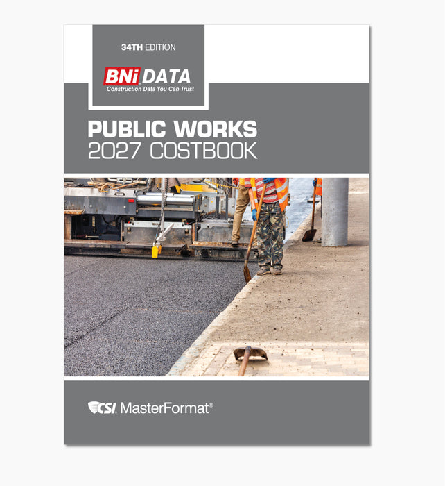 2027 BNi Public Works Costbook (Pre-Order Exclusive)