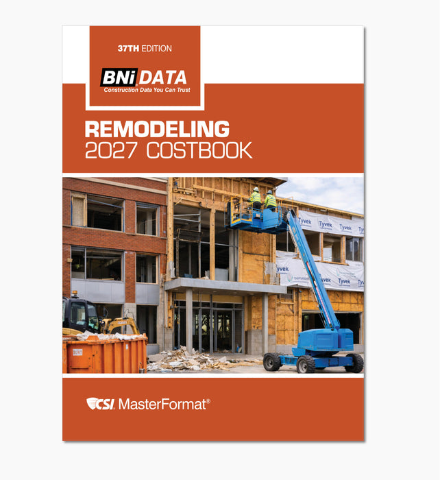 2027 BNi Remodeling Costbook (Pre-Order Exclusive)