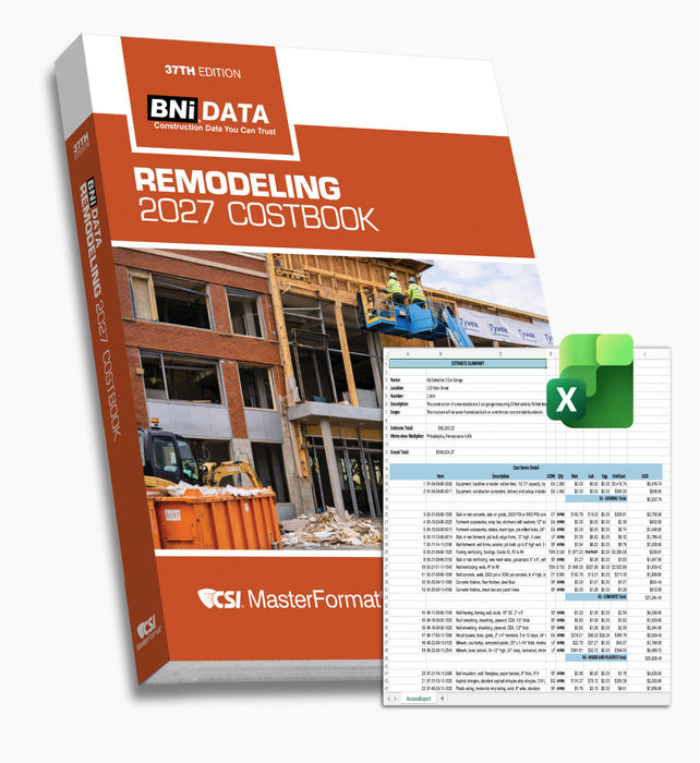 2027 BNi Remodeling Costbook (Pre-Order Exclusive)