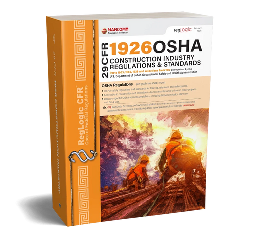 OSHA Construction Industry Regulations & Standards 29 CFR 1926