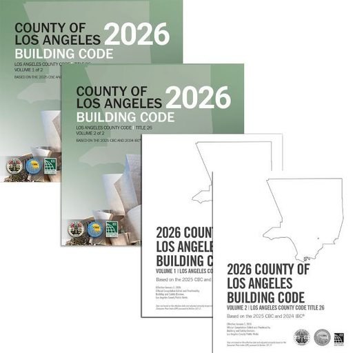 2026 County of Los Angeles Building Code (2 Vols.) 