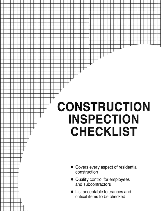 Construction Inspection Checklist