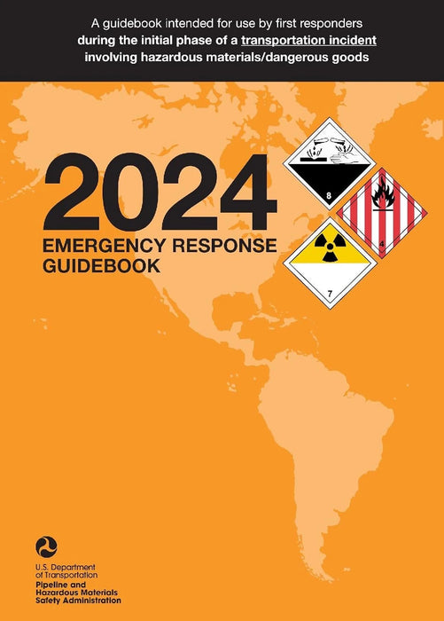 2024 Emergency Response Guidebook (ERG), Spiral Bound