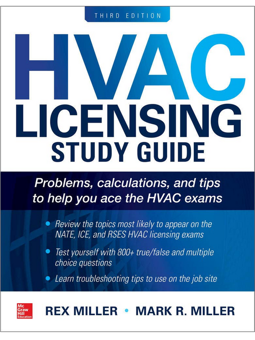 HVAC Licensing Study Guide, Third Edition
