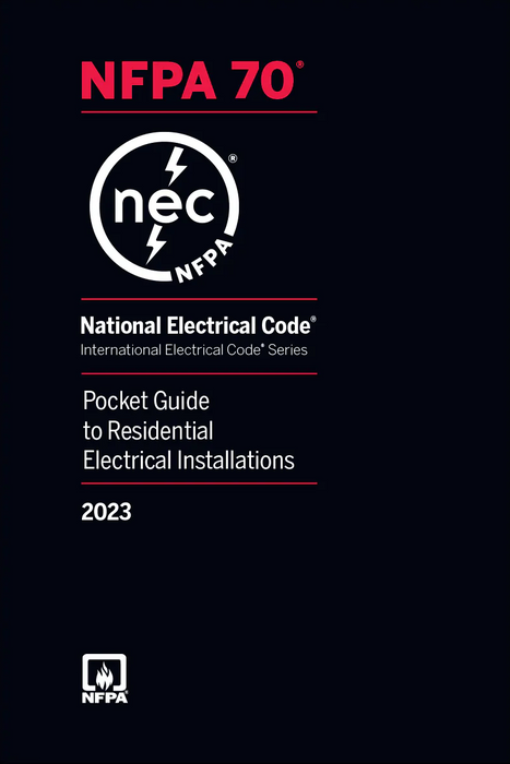 2023 National Electrical Code Pocket Guide to Residential Electrical Installations