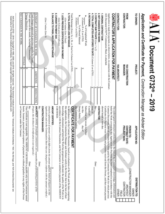 Aia G702 Excel Template Aia G702 Excel Template