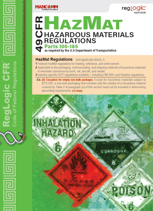 Hazmat 49 CFR Parts 100-185 e1 - March 2026