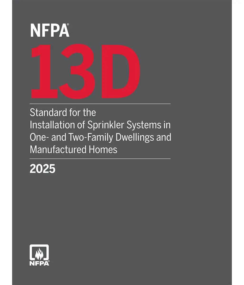 NFPA 13D-2025, Standard for the Installation of Sprinkler Systems — BNi ...