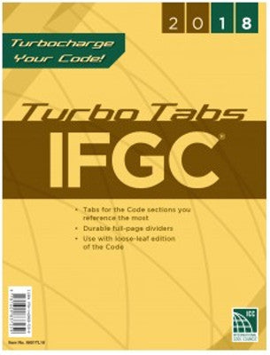 2018 International Fuel Gas Code Turbo Tabs SC