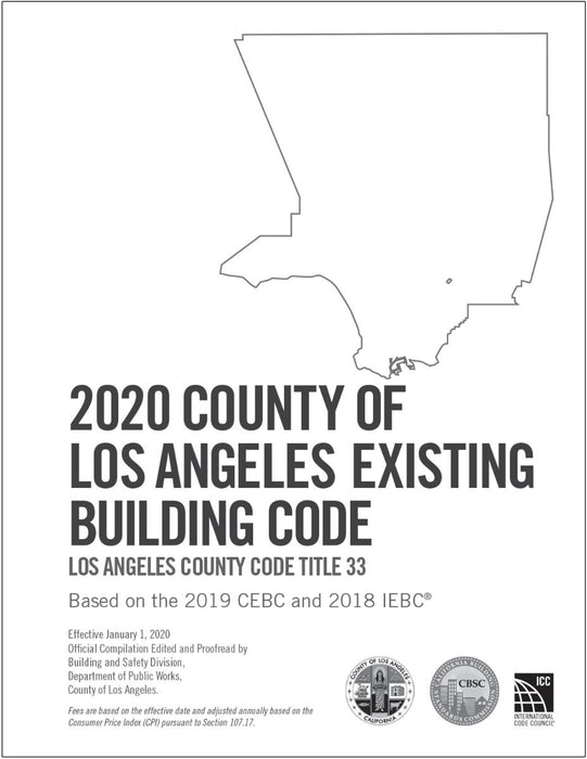 2020 County of Los Angeles Existing Building Code - Amendments only