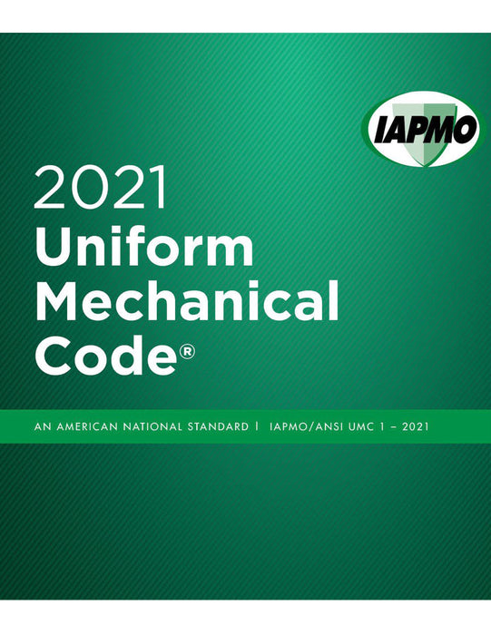 2021 Uniform Mechanical Code w/tabs