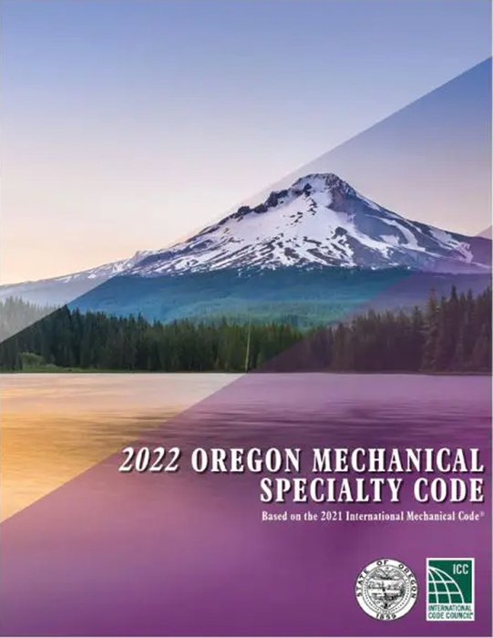 2022 Oregon Mechanical Specialty Code
