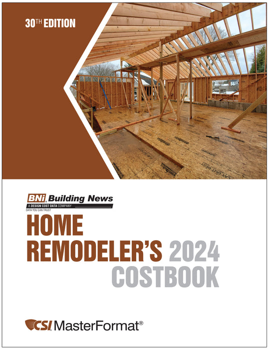 2024 BNi Home Remodeler's Costbook