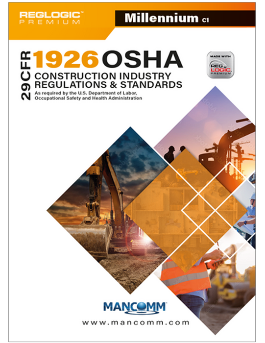 29 CFR 1926 OSHA Construction Industry Regulations & Standards Millennium c1 Edition