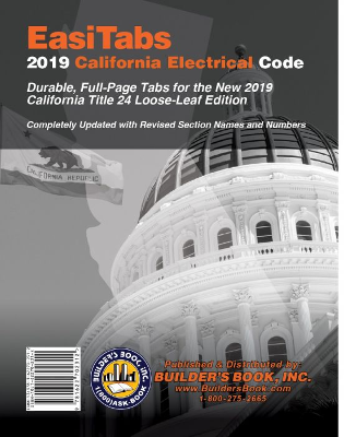 2019 California Electrical Code Title 24, Part 3 Tabs