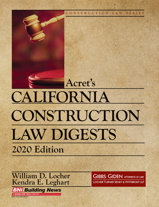 California Construction Law
