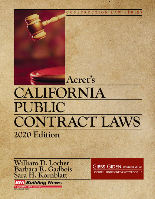 California Public Contract Laws