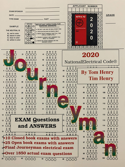 Journeyman Electrician Exam Questions & Answers 2020