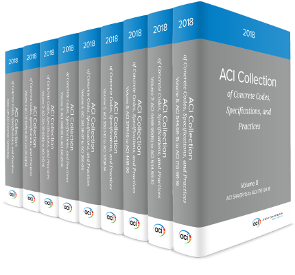 ACI Manual of Concrete Practice 8 Volume Set 2018