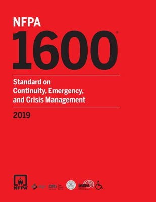 NFPA 1600: Standard on Disaster/Emergency Management and Business Continuity/Continuity of Operations Programs