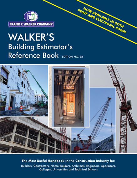 Walker's Building Estimating Reference Book 32nd Edition